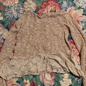 Small long sleeve see through